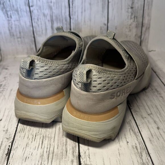 Sorel Women’s Kinetic Impact Strap Sneakers Dove Moonstone Shoes - Size 10 - Picture 6 of 12